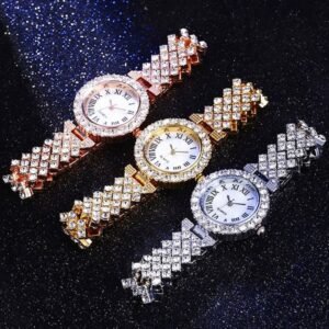 Bracelet Set Diamond Steel Band